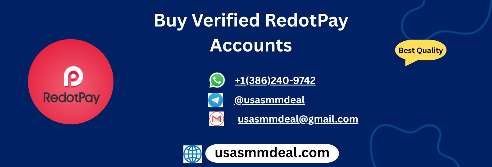 Buy Verified RedotPay Accounts